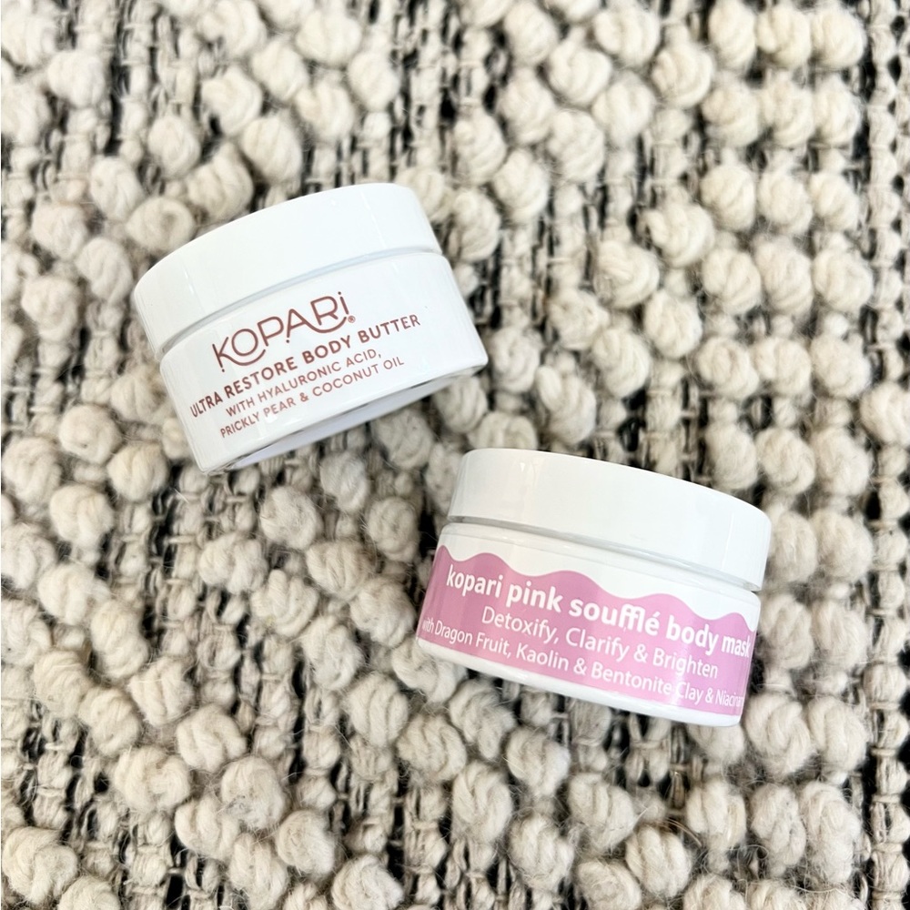 🆕 Kopari Pink Soufflé Body Mask & Ultra Restore Body Butter Set. NWT.